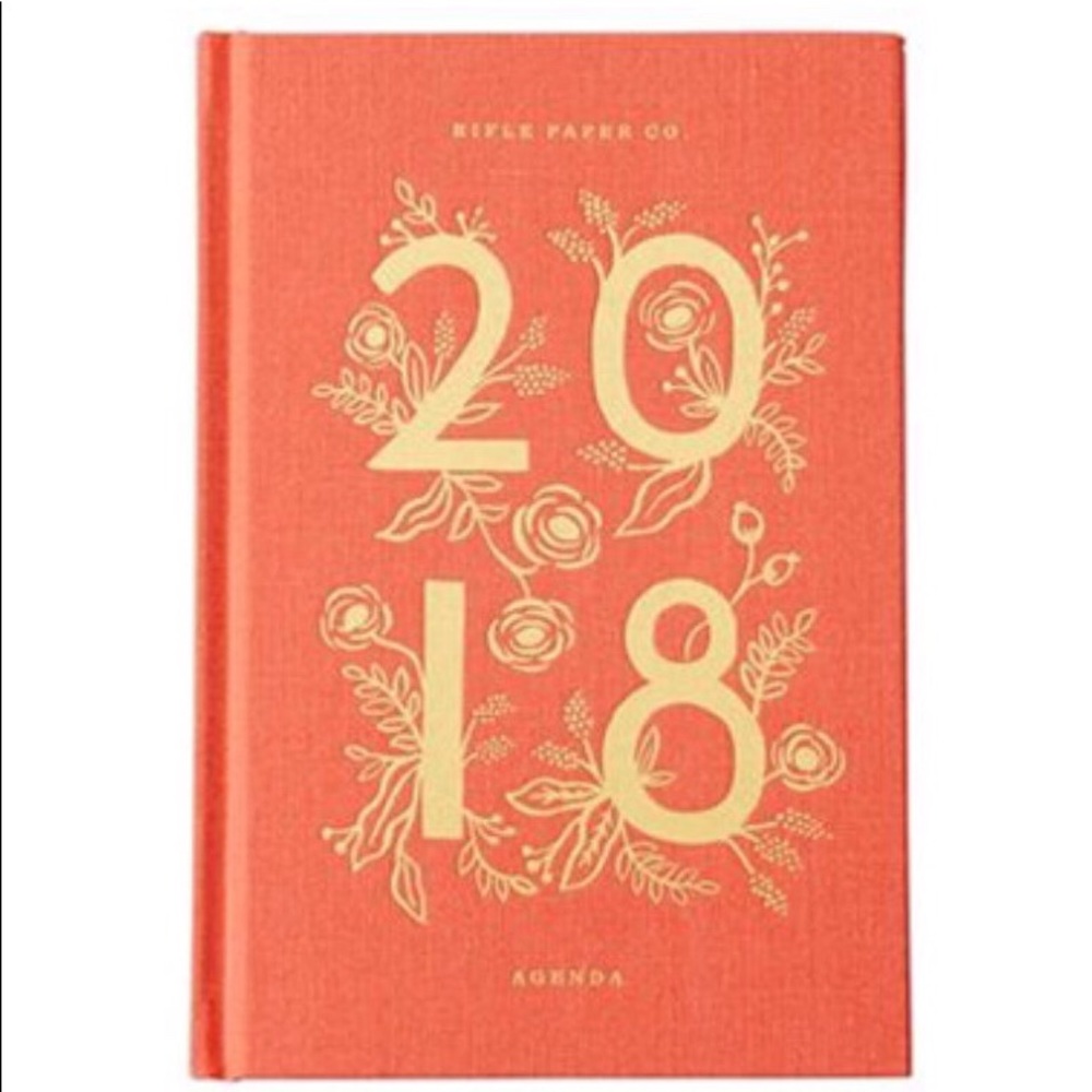 Rifle Paper Co. Coral Agenda 2018 - Brand New